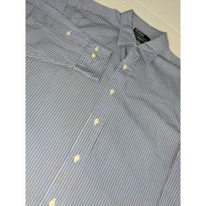 POLO‎ Ralph Lauren Andrew Classic Fit Shirt Adult 16.5 32/33 Blue Button Up Mens